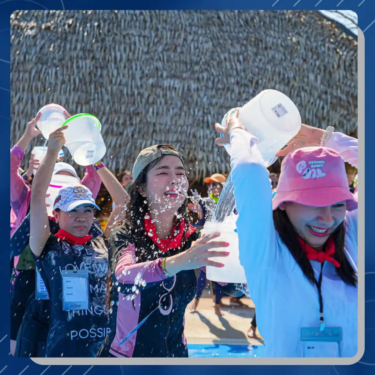 กิจกรรมสร้างทีมผ่านเกมน้ำ